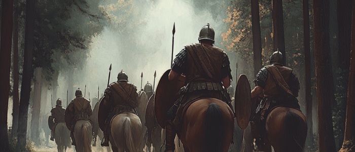 Roman_auxiliary_cavalry_riding_alongside_marching