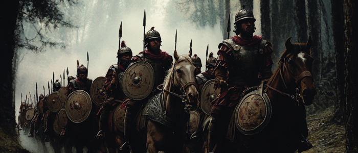 Roman_auxiliary_cavalry_riding_alongside_marching