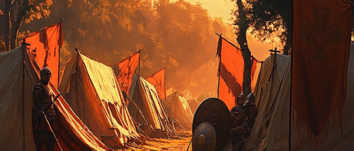 Roman_soldiers_setting_up_a_temporary_camp_under.